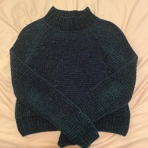 H&M Deep Green Comfy Knitted Turtle Neck Sweater